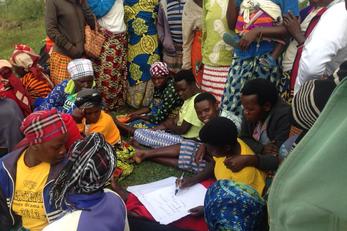 Rural women poultry farm at Ngororero District, Gitarama village