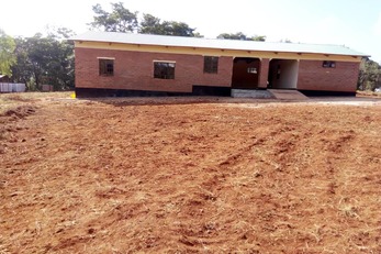 Construction of semi-detached house at TX Chipunga Health Center